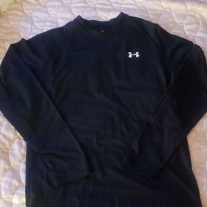 Under Armour  Heat Gear LS black tee, Small Loose